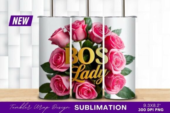 Download Bos Lady Roses Tumbler Png - Premium Resources
